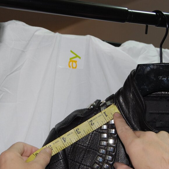 EU 38 ❤️$2495 DIESEL BLACK GOLD Women's LEATHER JACKET Biker Riding jacket ITALY - Picture 13 of 16